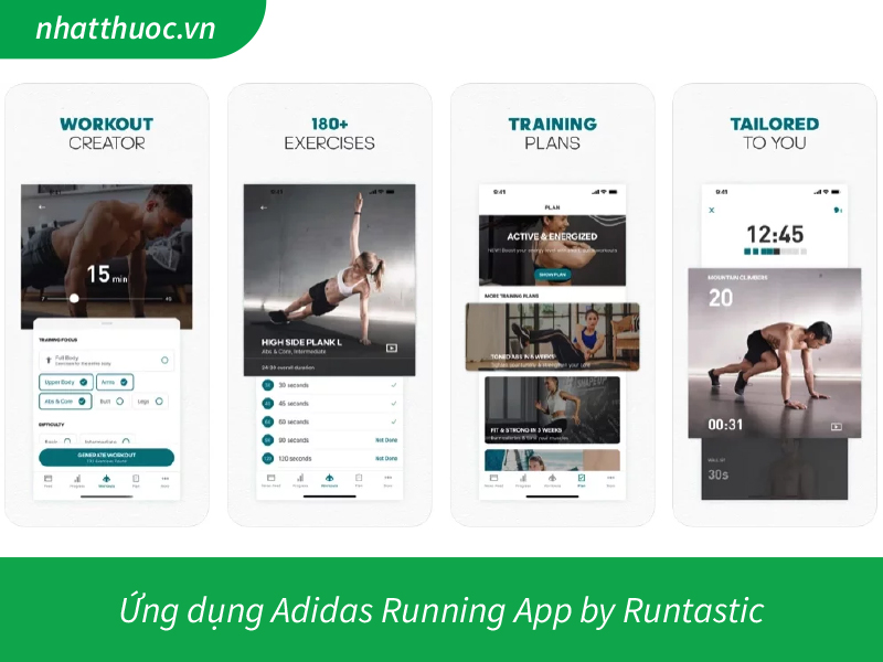 Ứng dụng Adidas Running App by Runtastic