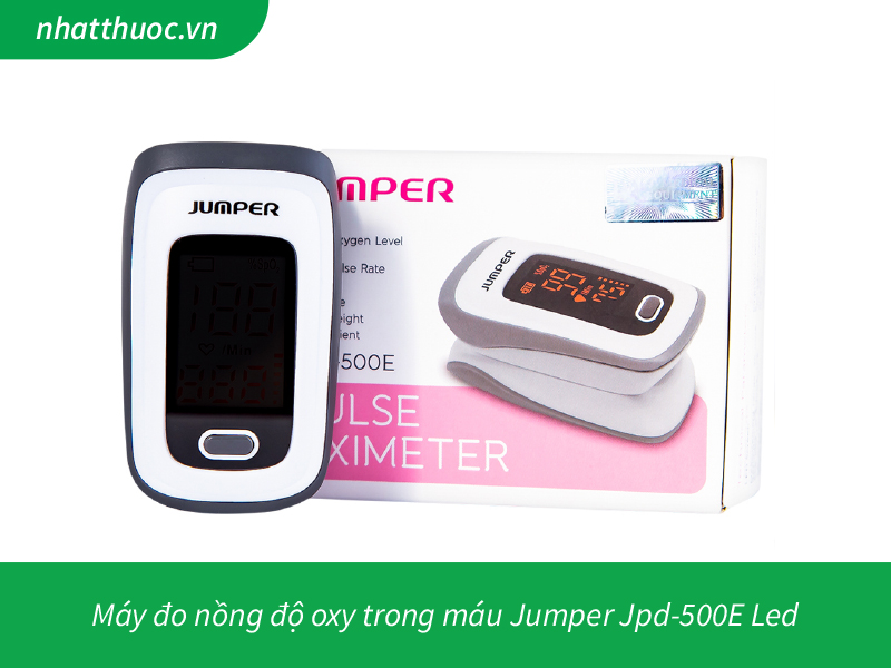 Máy đo nồng độ oxy trong máu Jumper Jpd-500E Led