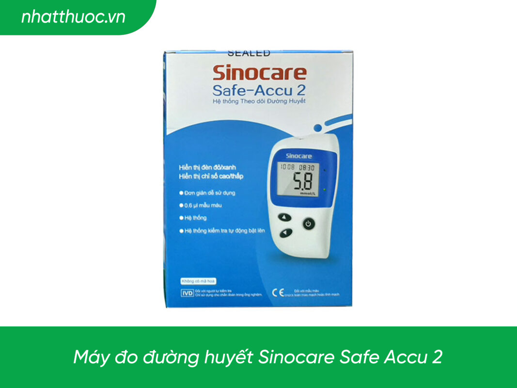 Máy đo đường huyết Sinocare Safe Accu 2