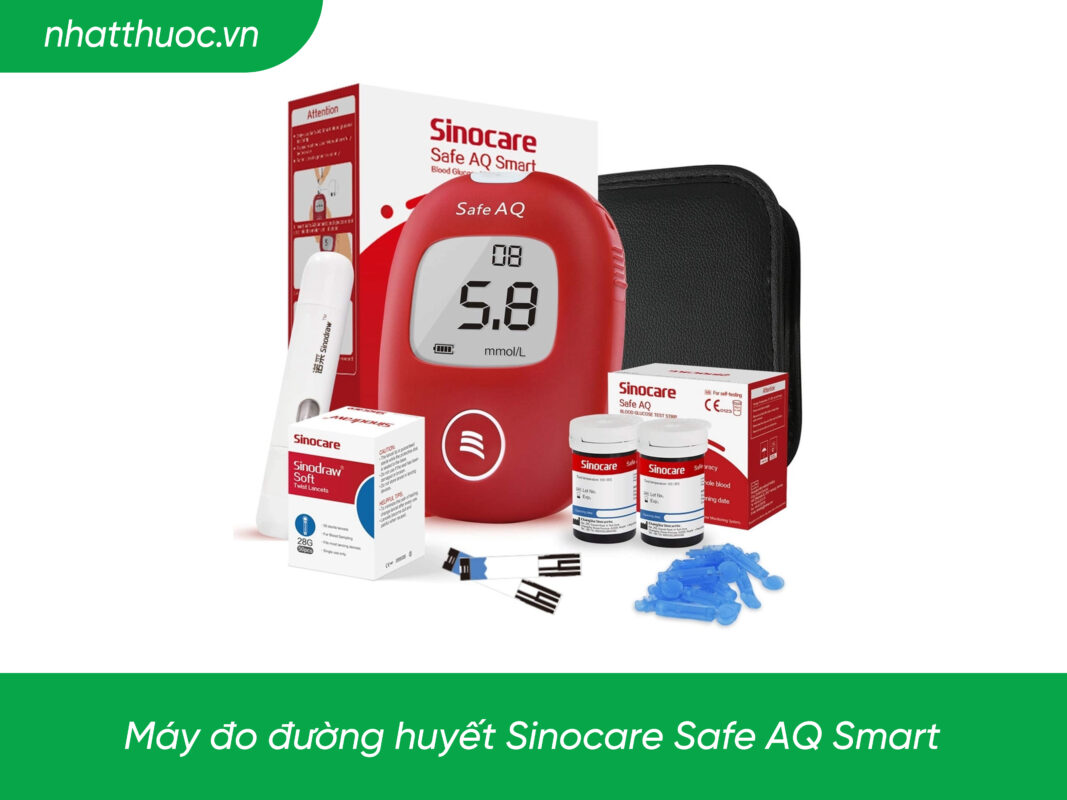 Máy đo đường huyết Sinocare Safe AQ Smart