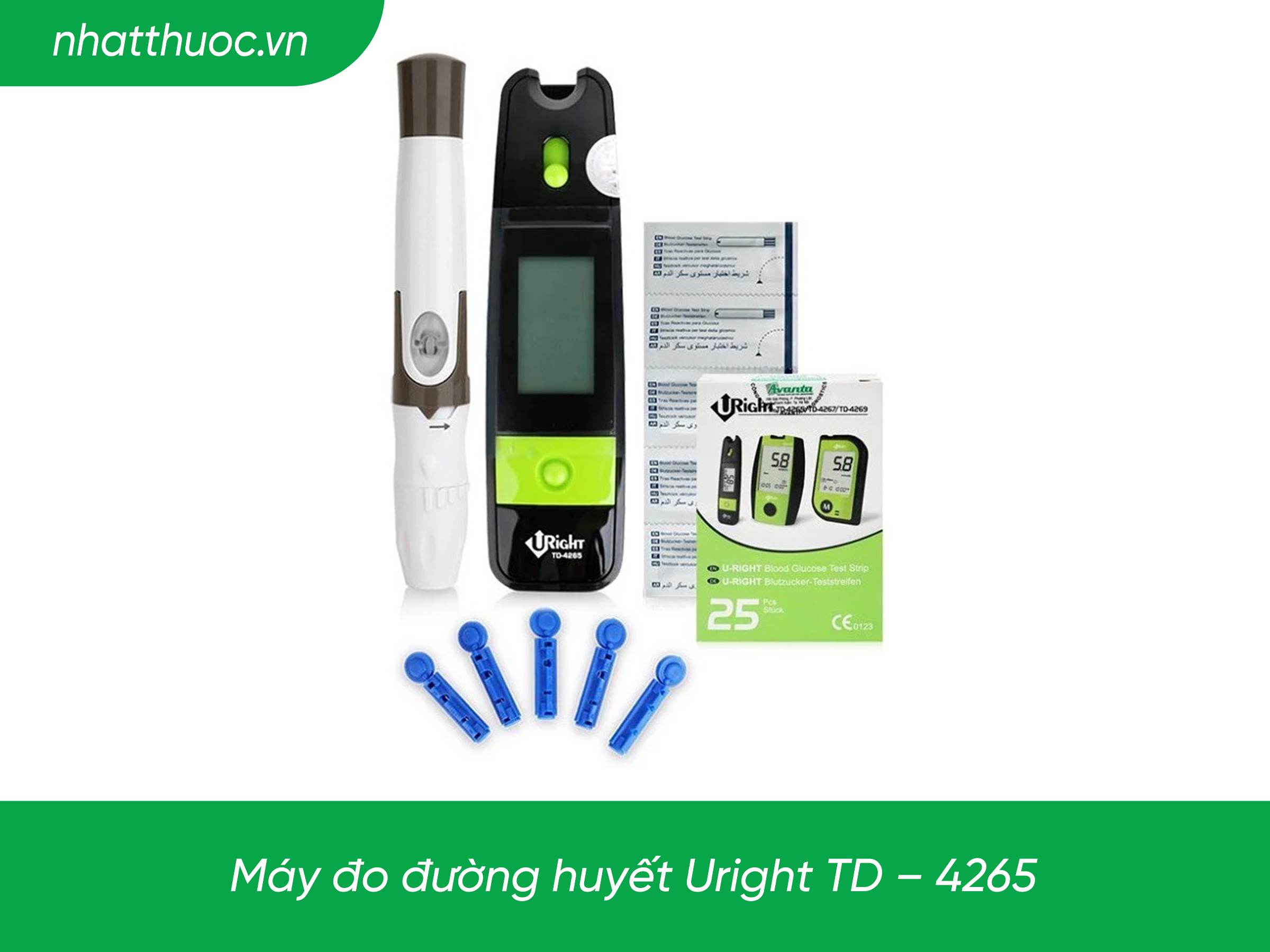 Máy đo đường huyết Uright TD – 4265